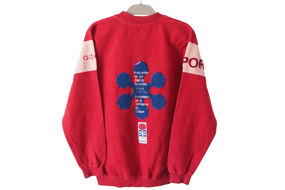 希少！80's adidas 札幌冬季オリンピック スウェット 日の丸 vintage 90's Tシャツ アメリカ古着 adidas アディダス 1972年札幌オリンピック冬季五輪スウェット