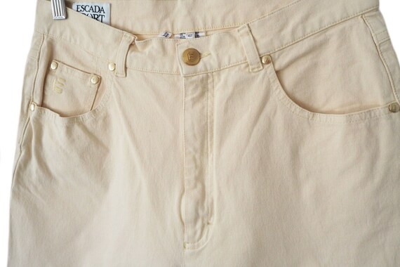 Vintage ESCADA Jeans Pants women's 90s denim trou… - image 2