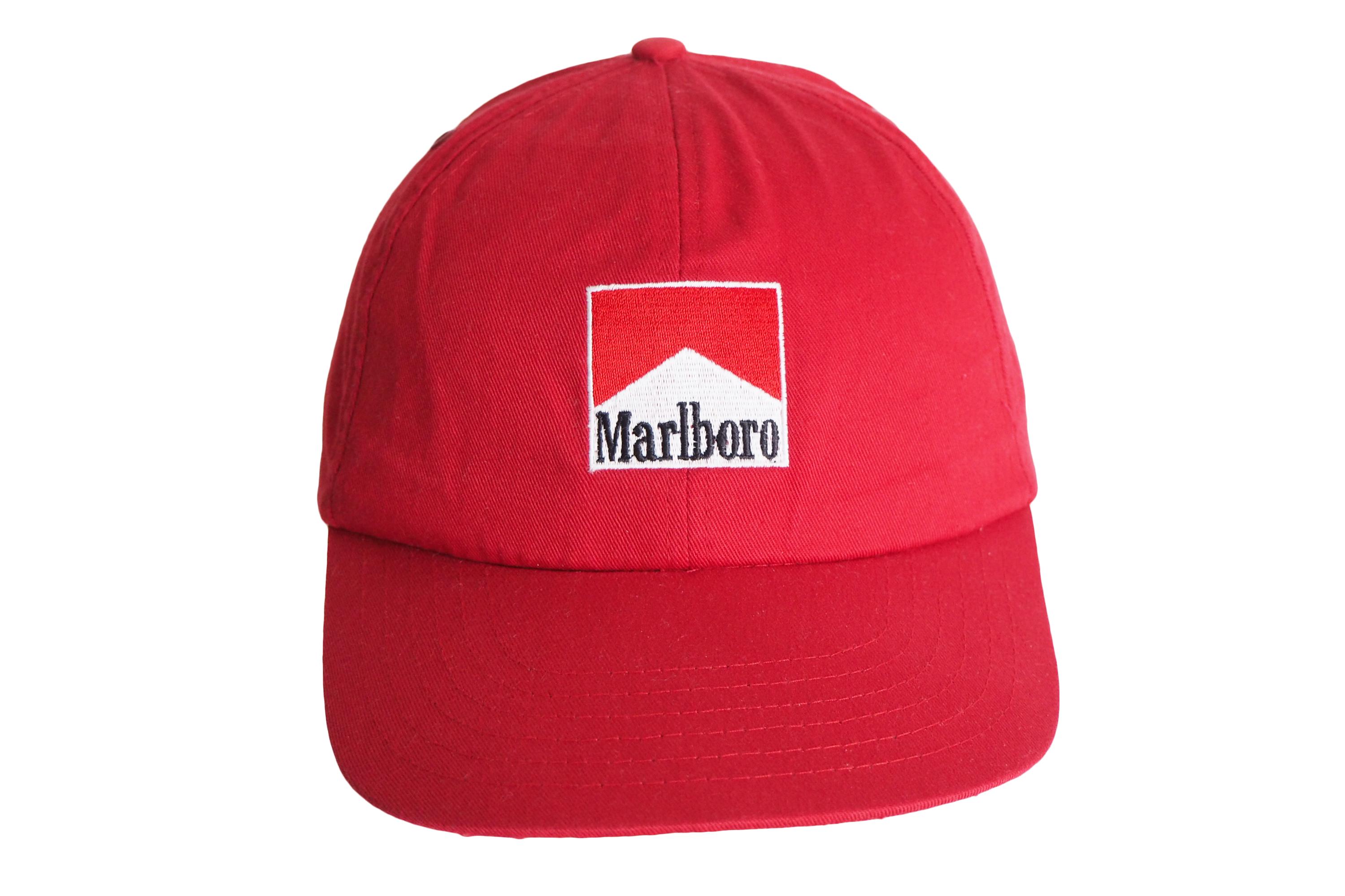 Vintage MARLBORO Cap Big Logo Red 90's Cigarettes Collection