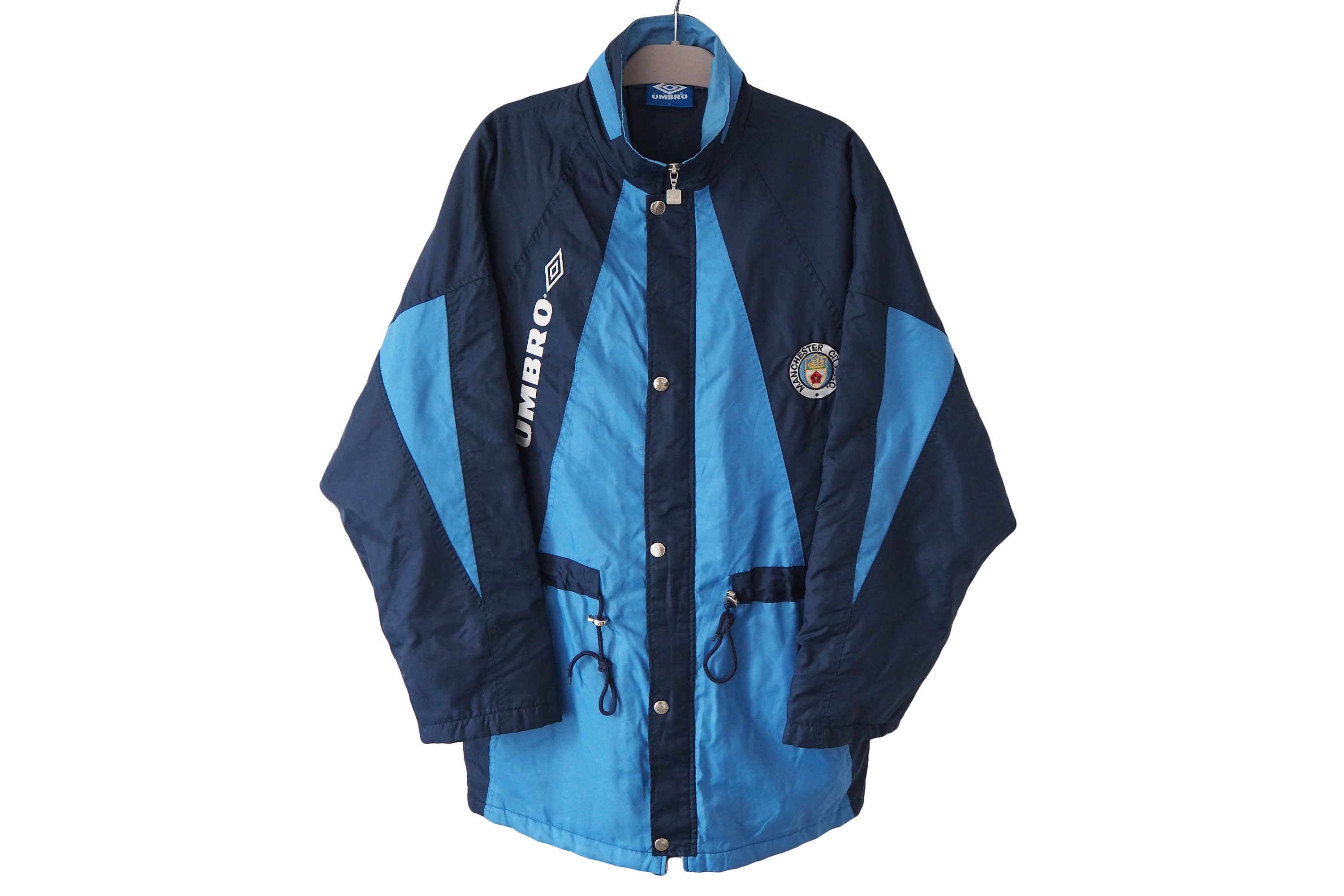 Vintage Manchester City FC UMBRO Jacket 90's Size XL Big Vintage Manchester City FC UMBRO Jacket 90's Size XL Big