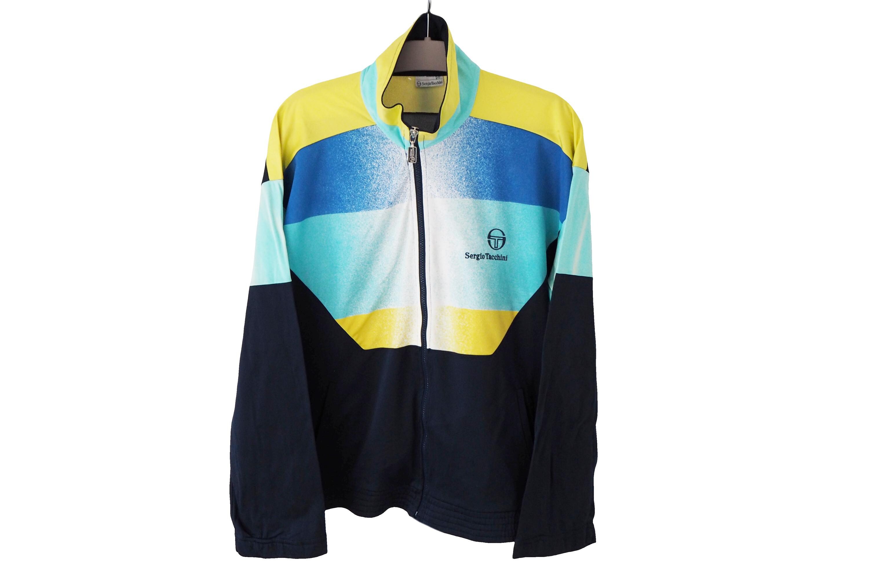 Sergio Tacchini Jacket - Etsy Sergio Tacchini Jacket - Etsy