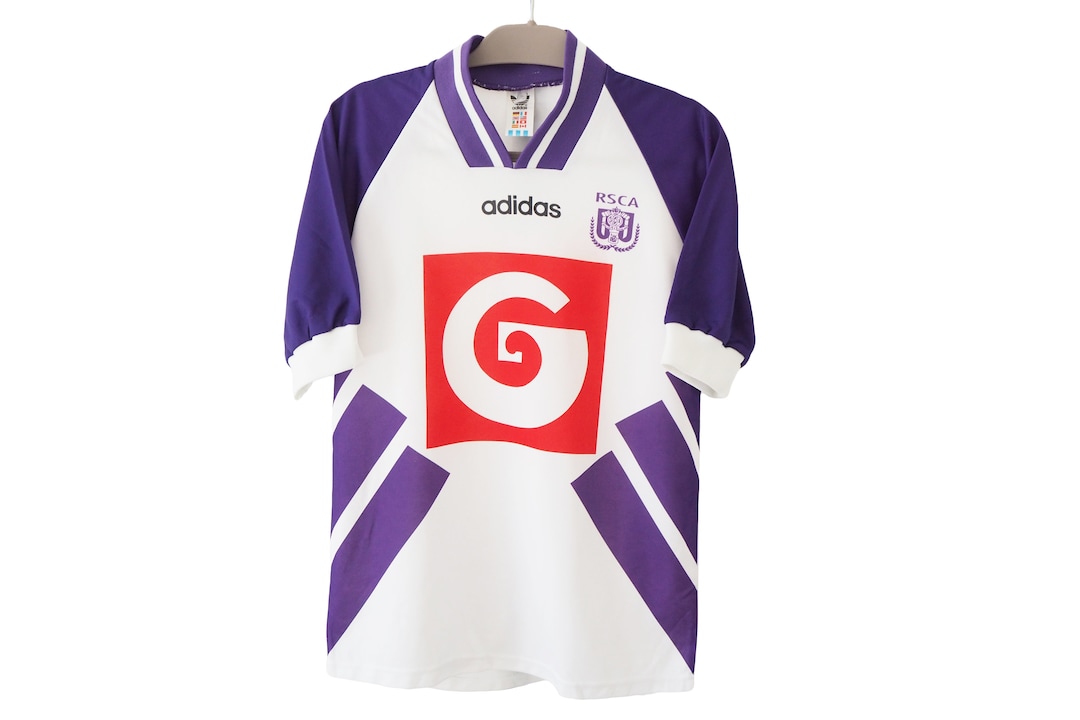 Camiseta vintage do RSC Anderlecht Adidas, temporada 1994/95
