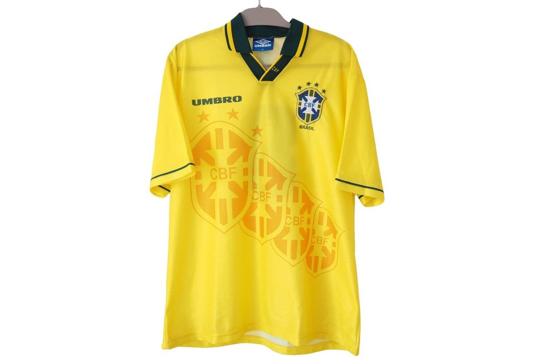 1990s Vintage UMBRO×Brazil Game Shirt VINTAGE UMBRO BRAZIL CBF 1991-1993 HOME SHIRT JERSEY TRIKOT