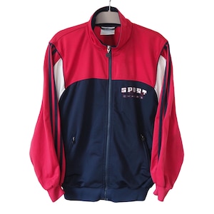 トップス 90s adidas switching design track jacket 90s Adidas Vintage Men's Track Jacket - Medium Black