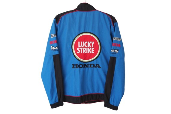 Buy Vintage Honda Lucky Strike Jacket Size M Racing 90s 