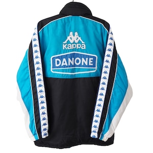 Vintage JUVENTUS Kappa Jacket 90&#39;s Size XL big logo football sport Danone rare Seria A FC blue black