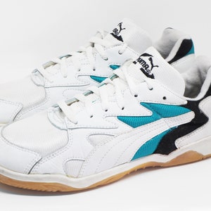 Vintage PUMA Sneakers 90s retro white sport shoes trainers women&#39;s US 8.5