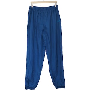 Vintage ADIDAS Track Pants Size XL 90s retro sport style training trousers blue