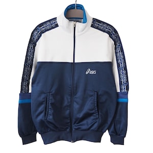 Vintage ASICS Track Jacket Authentic Long Sleeve Small Logo