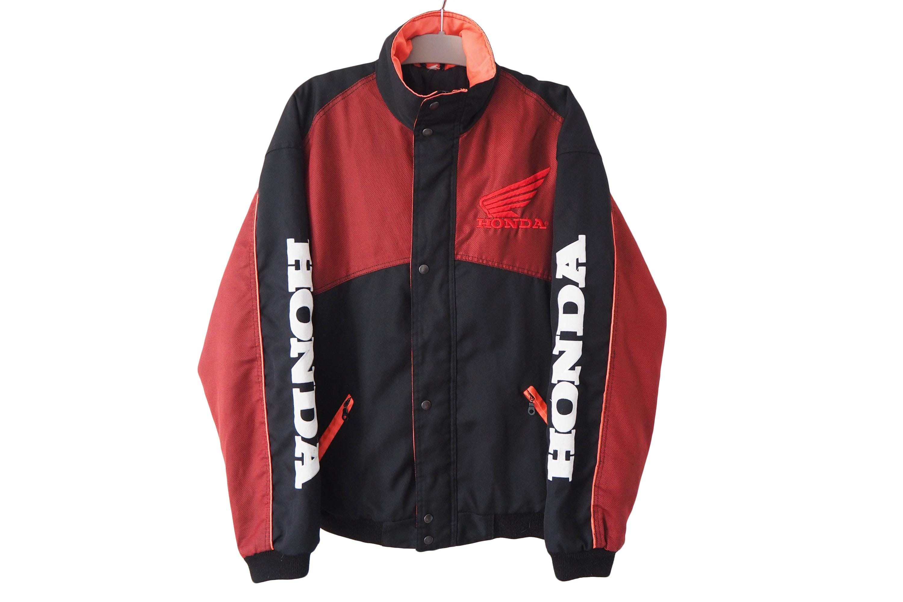 Honda Racing Jacket 赤/黒/白　メシュジャケット Honda Racing Jacket Vintage HRC | eBay