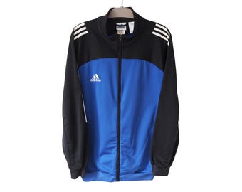 ヴィンテージ ADIDAS トラックジャケット サイズ メンズ S 本物 ブルー