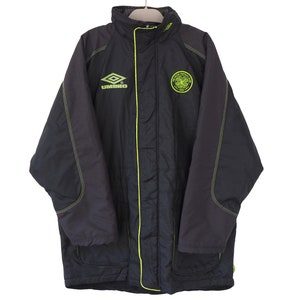 Vintage Glasgow Celtic UMBRO Jacket 90&#39;s Size XL big logo football sport jacket