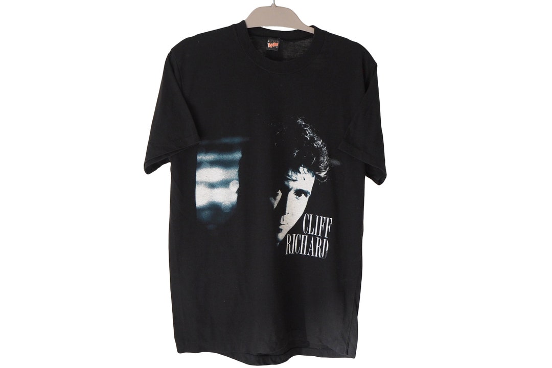 Vintage Cliff Richard World Tour 1988 T-shirt Rock Music Size M