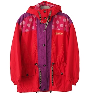 Kurtka narciarska Vintage NORDICA rozmiar damski M ekstremalny styl outdoorowy lat 90-tych czerwony