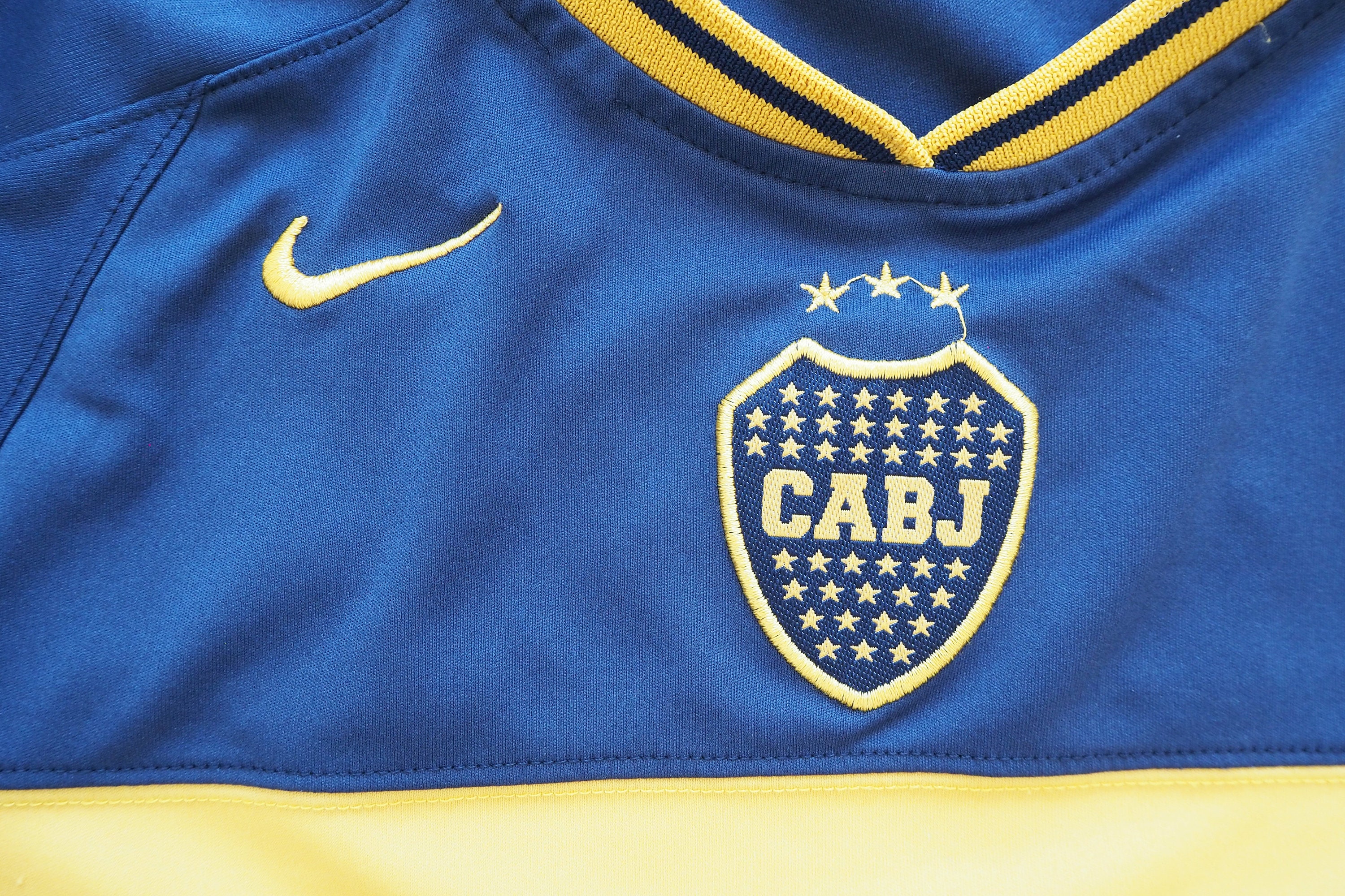 Nike Boca Juniors Jersey Size Medium CABJ Dri-fit Qatar