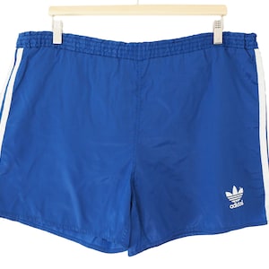 Vintage ADIDAS Shorts Size XL blue 90s retro sport style