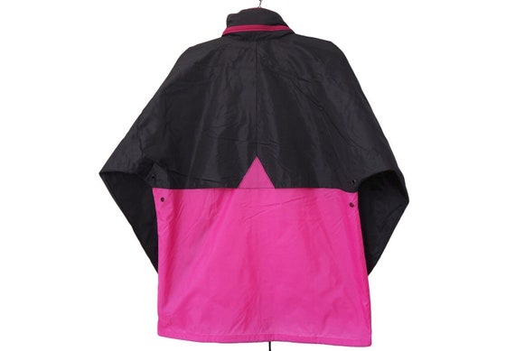 Vintage K-WAY Jacket Full Zip Raincoat Size M ove… - image 2