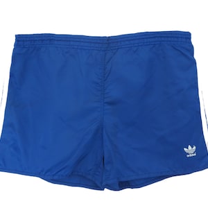 Vintage ADIDAS Shorts Size XL blue 90s retro sport style