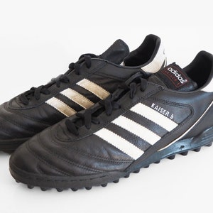 Vintage Adidas Europa Liga 80s Soccer Cleats Made in Hungary Size US11