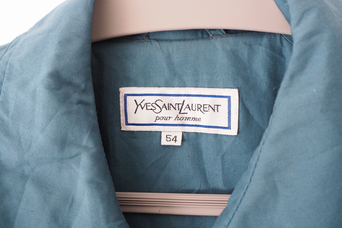 Vintage 90s YSL Yves Saint Laurent Jacket & Trousers Suit Set Size L
