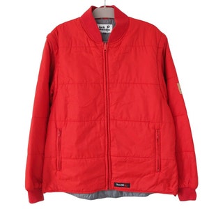 Vintage JACK WOLFSKIN Thinsulate 3M Jacket Size XL red 90s outdoor