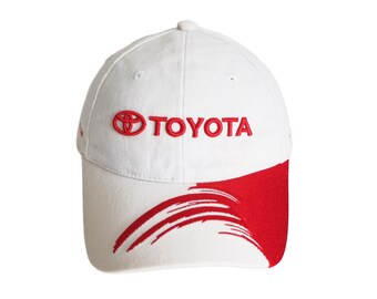 Vintage PANASONIC TOYOTA Racing F1 Team Cap One Size Red Big Logo