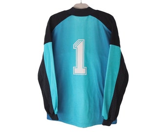 ウェア 2000s ADIDAS football goalkeeper shirt ADIDAS 2000 GOALKEEPER FOOTBALL SHIRT SOCCER JERSEY sz XL