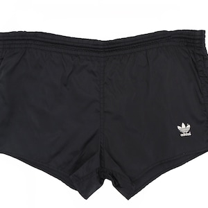 Vintage ADIDAS Shorts M/L black 90s retro summer sport classic style