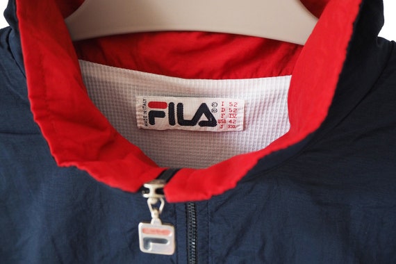 Vintage FILA Track Jacket 90's Sport Retro Style Size XL