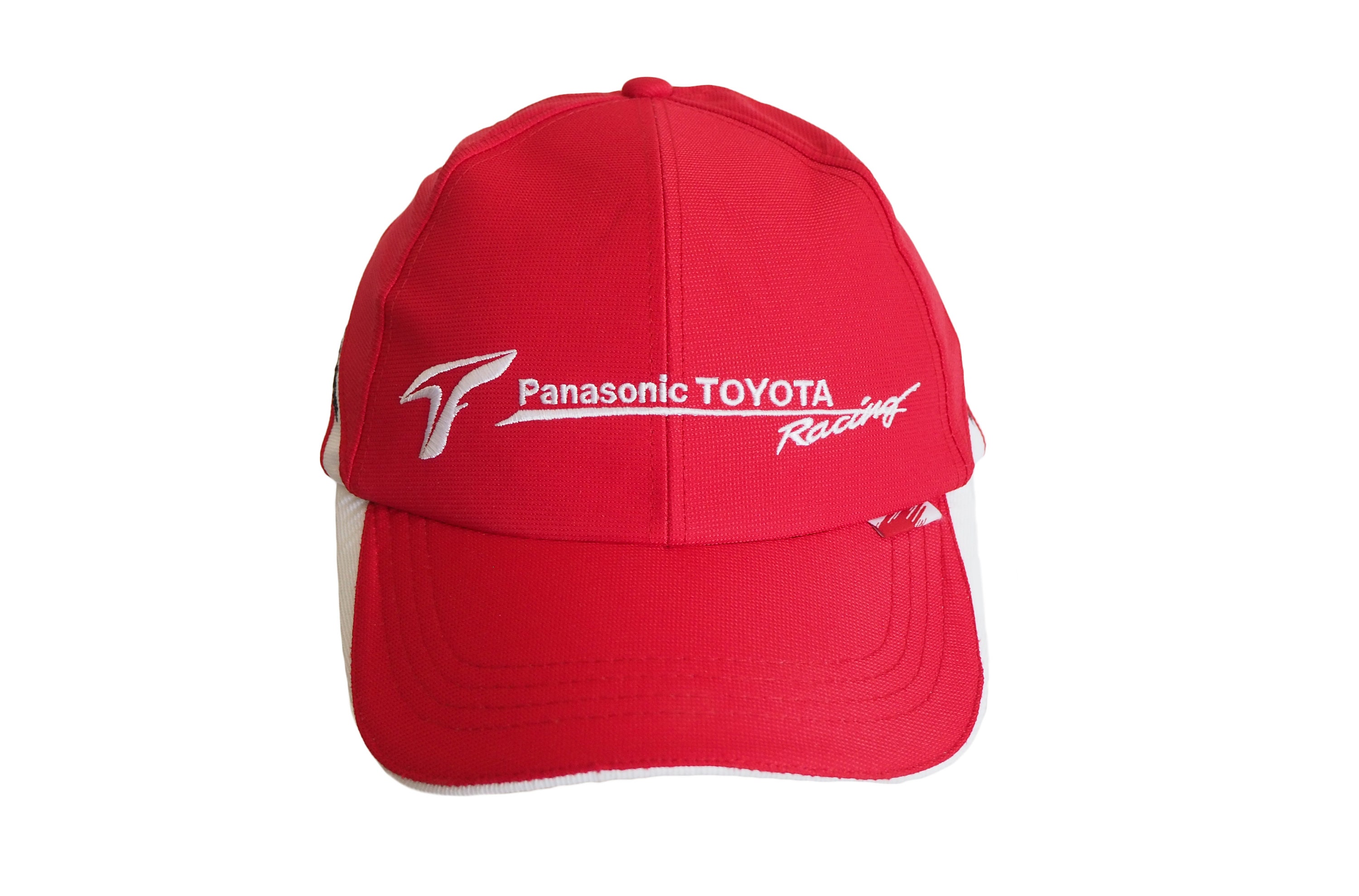 Vintage Panasonic Toyota Racing Cap Big Logo Red 00s Race Formula