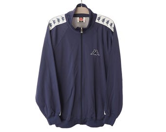 Kappaヴィンテージジャケット Vintage Kappa Zipper Jacket Large Unisex Kappa Italia Side