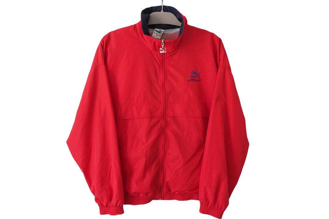 PUMA - 90s PUMA 万国旗タグANGBY IFサッカー ナイロンzip