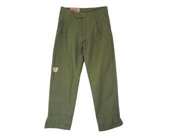 Vintage FJALLRAVEN Pants Size L Men's Green Olive Outdoor