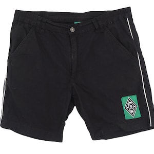 Vintage Borussia Monchengladbach Shorts football 00s retro black casual style