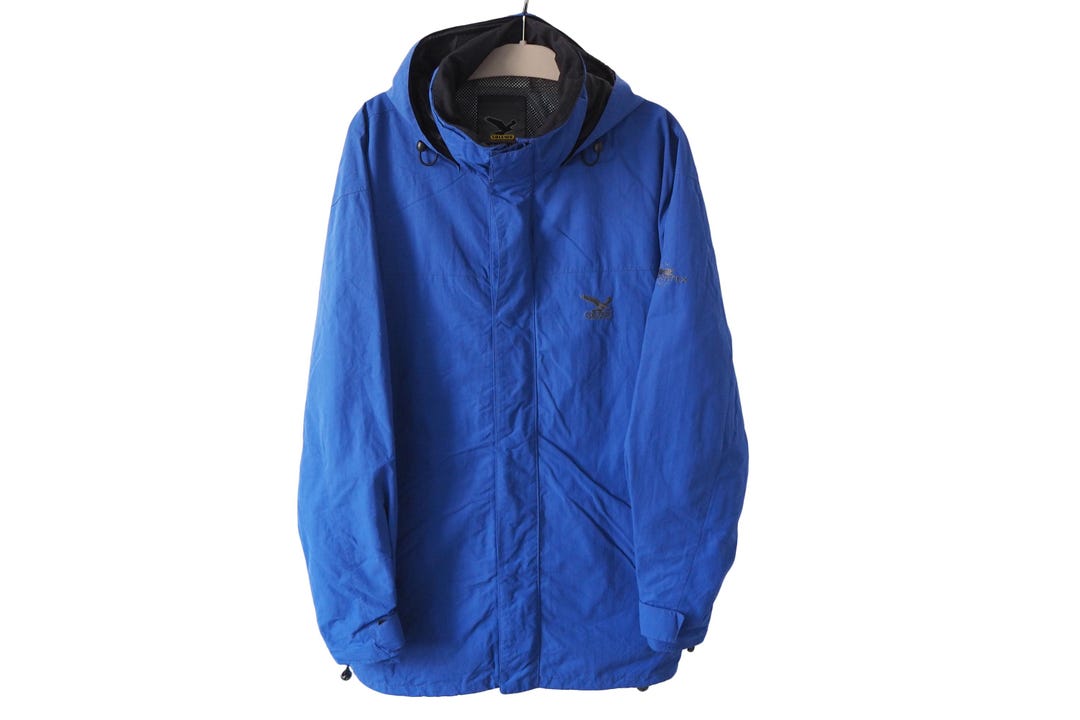Veste Vintage Salewa Ski Extreme Powertex - Taille S - Coupe-vent Gris - Occasion 8/10