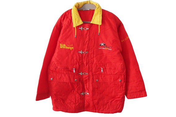 Vintage BITBURGER Formula 1 Team Jacket Size XL re