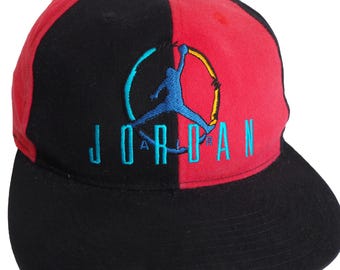 90s Nike AIR Jordan LEGENDARY キャップ Vintage NIKE AIR JORDAN Cap 90s Style Red Big Logo Hat - Etsy