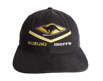 帽子 90s 00s LUCKY STRIKE SUZUKI Racing cap High Grade Quality .Lucky.Strike. Snapback Cap Retro Style