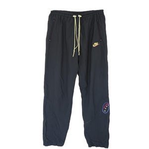 Vintage NIKE Track Pants black 90s retro sport style training trousers Size L/XL