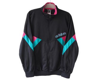 Vintage ADIDAS ORIGINALS Track Jacket Half Sleeve Size L