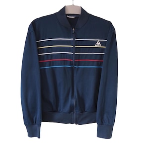 LE COQ SPORTIF MEN VINTAGE RETRO CASUAL 80'S TRACK TOP