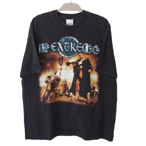 Vintage In Extremo 1999 Tour t-shirt big logo black rock music Size XL