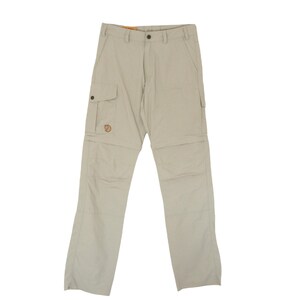 Vintage FJALLRAVEN Trekking Pants outdoor retro 90s style Size Women&#39;s L beige