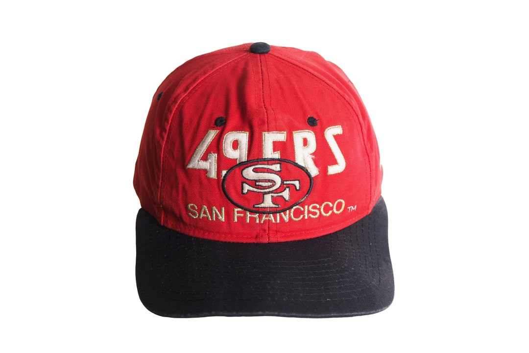 Vintage 90s San Francisco 49ers Diamond Snapback Hat Cap