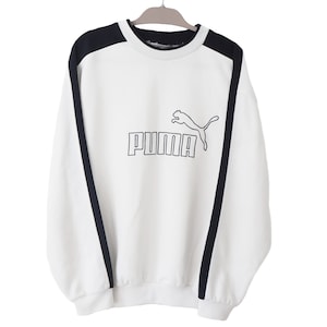 Vintage PUMA Sweatshirt 90&#39;s Retro Sport Style Crewneck Jumper Size L/XL