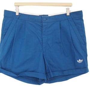 Vintage ADIDAS Shorts 90&#39;s Sport Retro Classic Size XL Blue Tennis Style