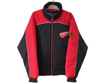 Vintage Detroit Red Wings Jacket Pro Player Size XL 90s