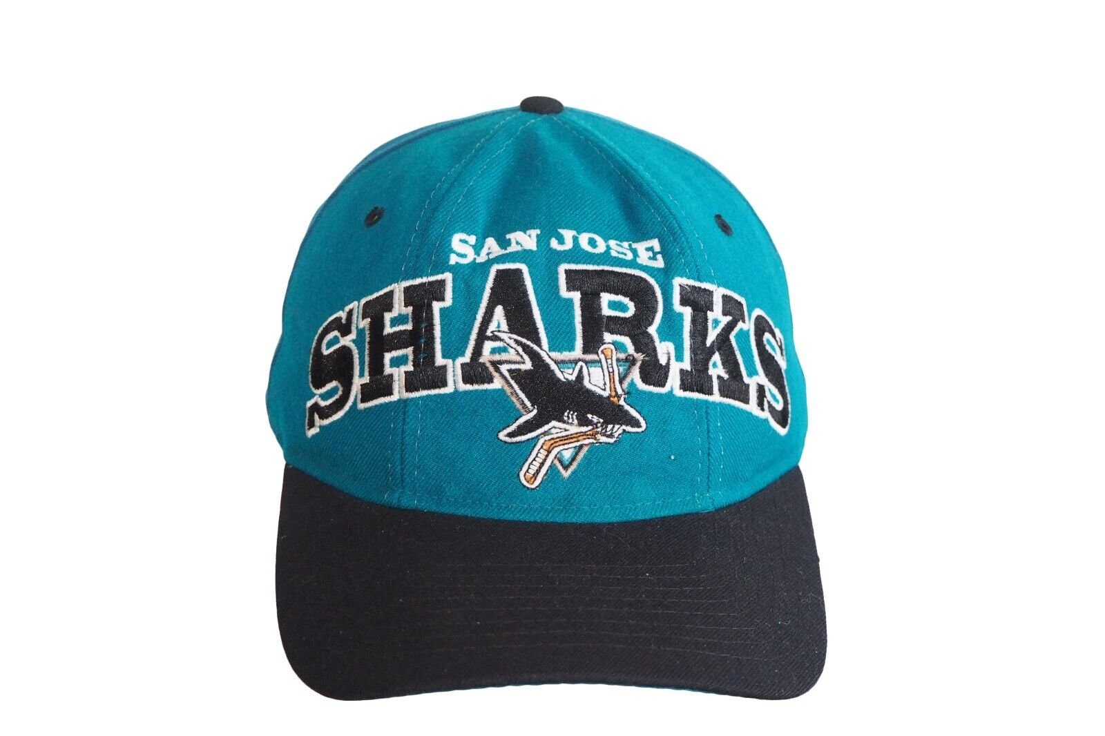 San Jose Sharks Hockey Twins Enterprise Vintage 90's Snapback Cap Hat –  thecapwizard