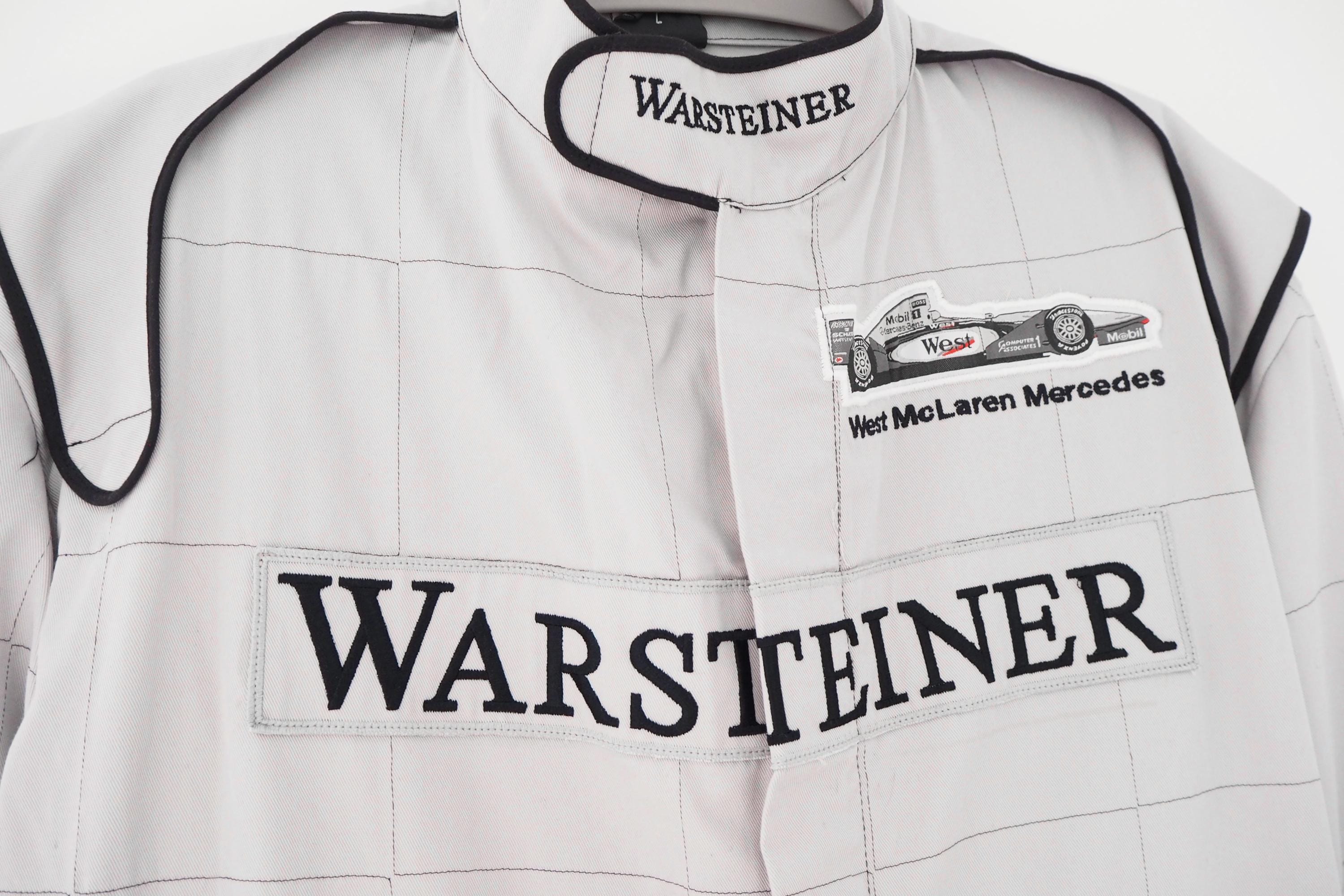 Vintage West Mclaren Mercedes Warsteiner Suit 90's F1 Team