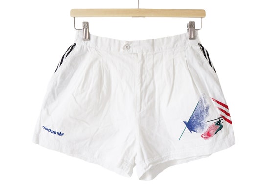 Vintage ADIDAS Stefan Edberg Tennis Shorts white … - image 1